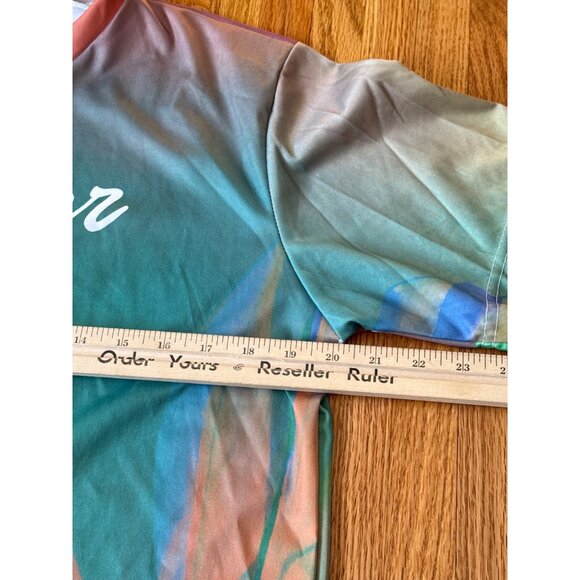 Summer Of Crocs Tie-Dye Short Sleeve T-Shirt Large Multicolor Polyester - Picture 2 of 12